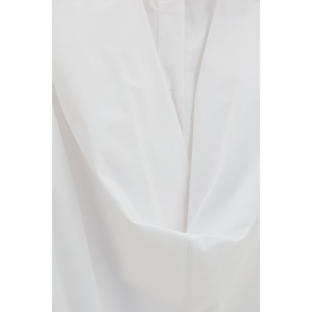 Balenciaga White Cotton Casual Women's Dress