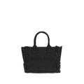 PINKO Black Raffia Shoulder Bag