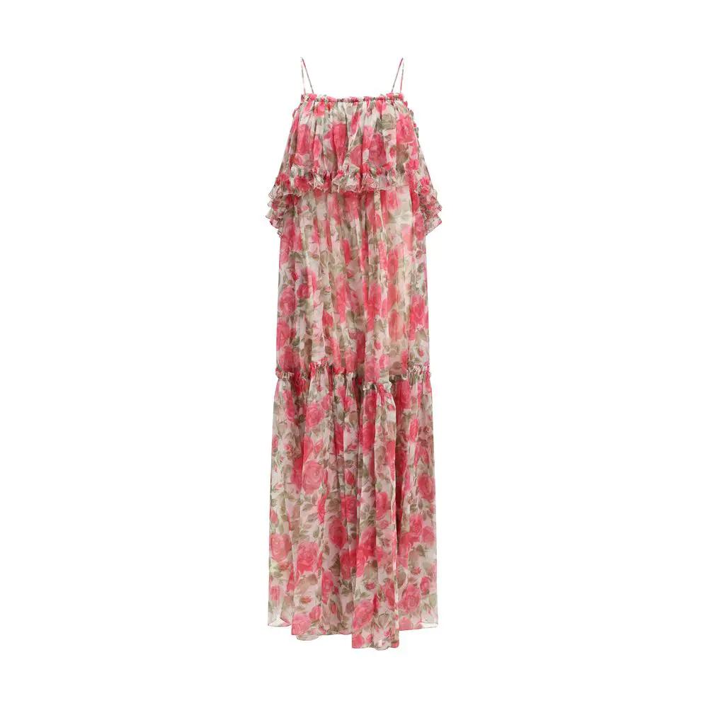 Chloé Multicolor Silk Casual Dress