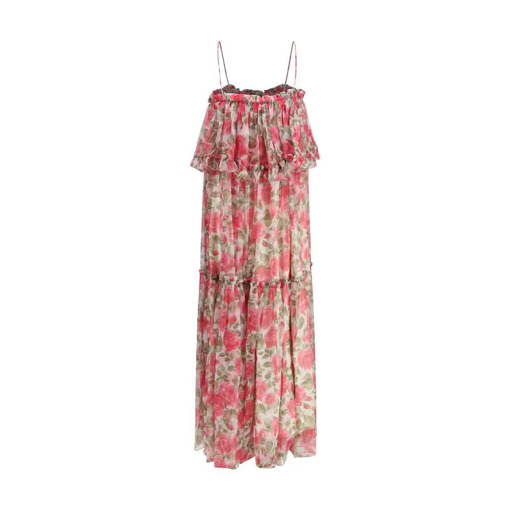 Chloé Multicolor Silk Casual Dress