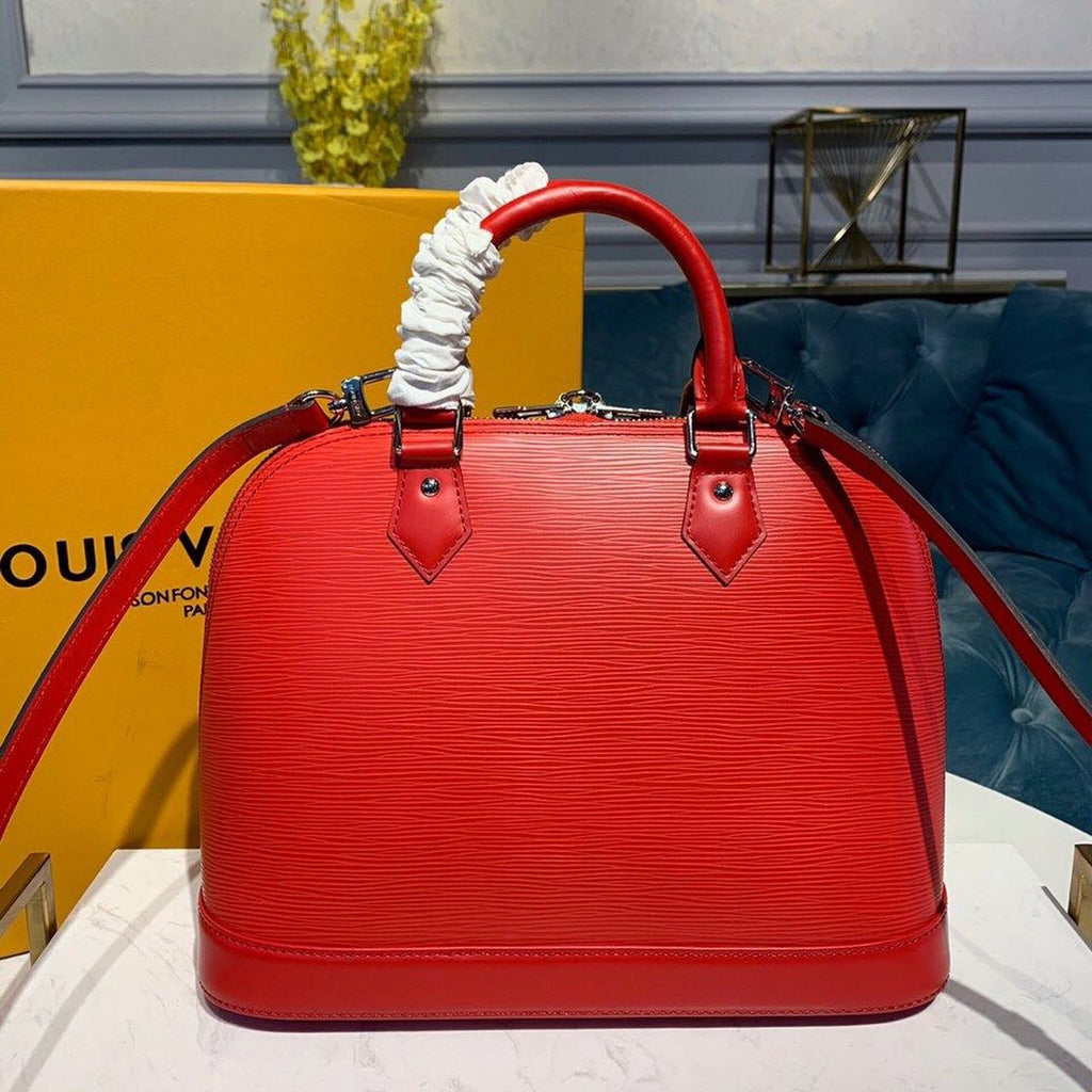 Louis Vuitton Alma PM Epi Red For Women, WomenÃƒÂ¢Ã¢â€šÂ¬Ã¢â€žÂ¢s Handbags, Shoulder And Crossbody Bags 12.6in/32cm Louis Vuitton