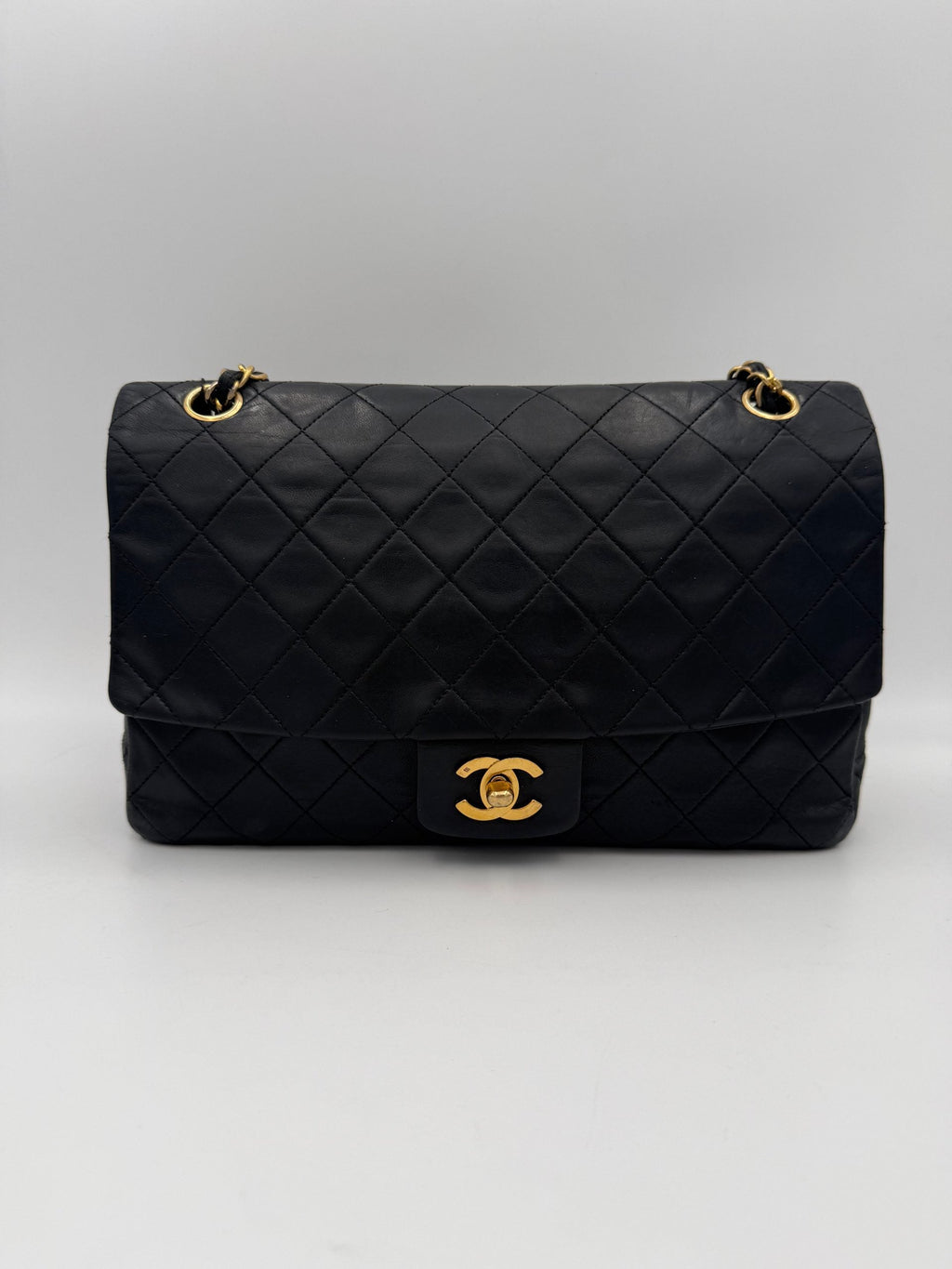 Chanel CHANEL Timeless Classic with Removable Pouch Women's Handbag