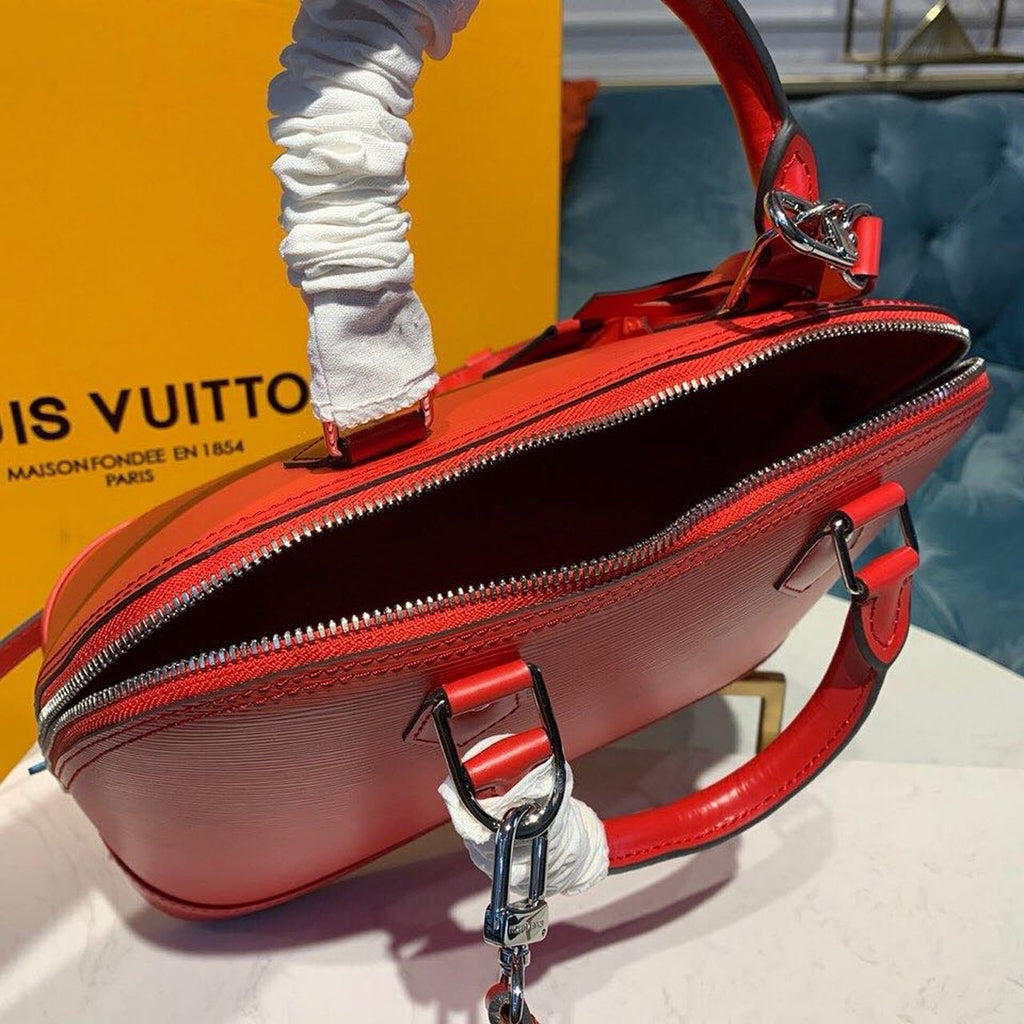 Louis Vuitton Alma PM Epi Red For Women, WomenÃƒÂ¢Ã¢â€šÂ¬Ã¢â€žÂ¢s Handbags, Shoulder And Crossbody Bags 12.6in/32cm Louis Vuitton