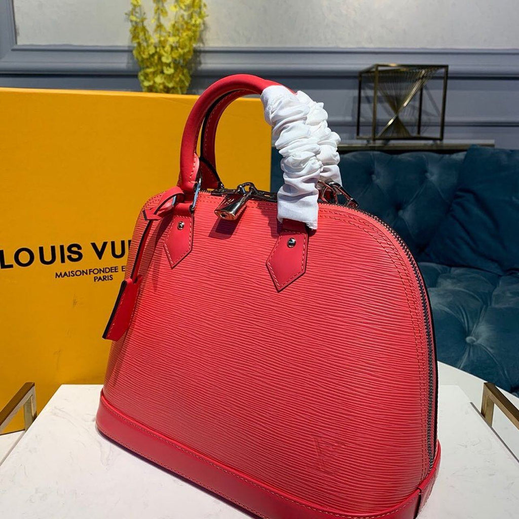 Louis Vuitton Alma PM Epi Hot Pink For Women, WomenÃƒÂ¢Ã¢â€šÂ¬Ã¢â€žÂ¢s Handbags, Shoulder And Crossbody Bags 12.6in/32cm Louis Vuitton
