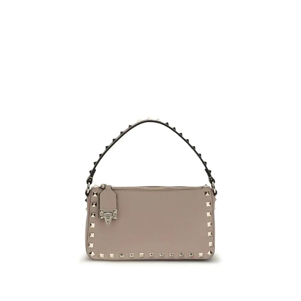 Valentino Garavani Pink Calf Leather Bos Taurus Shoulder Bag