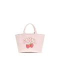 Ganni Multicolor Cotton Shoulder Bag
