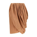 Chloé Beige Cotton Midi Skirt