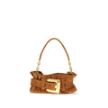 Balmain Beige Calf Leather Bos Taurus Shoulder Bag