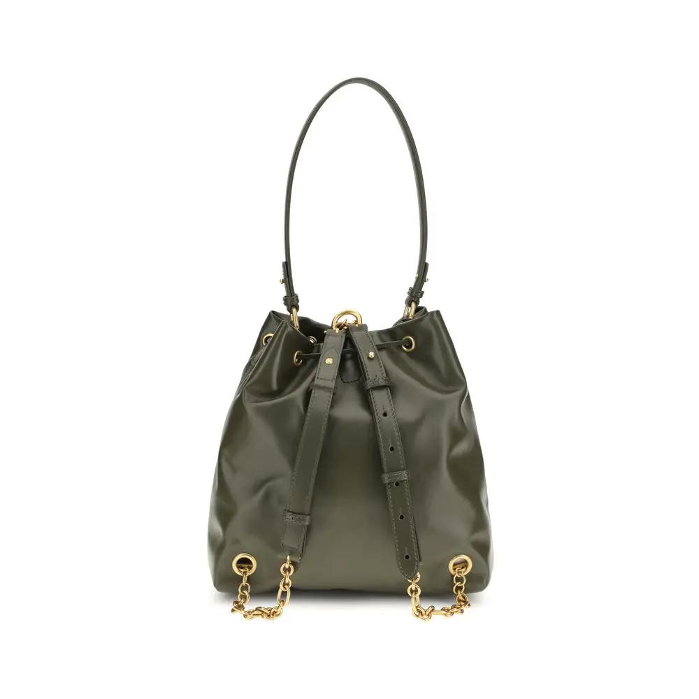 Balmain Bicolor Calf Leather Bos Taurus Backpack