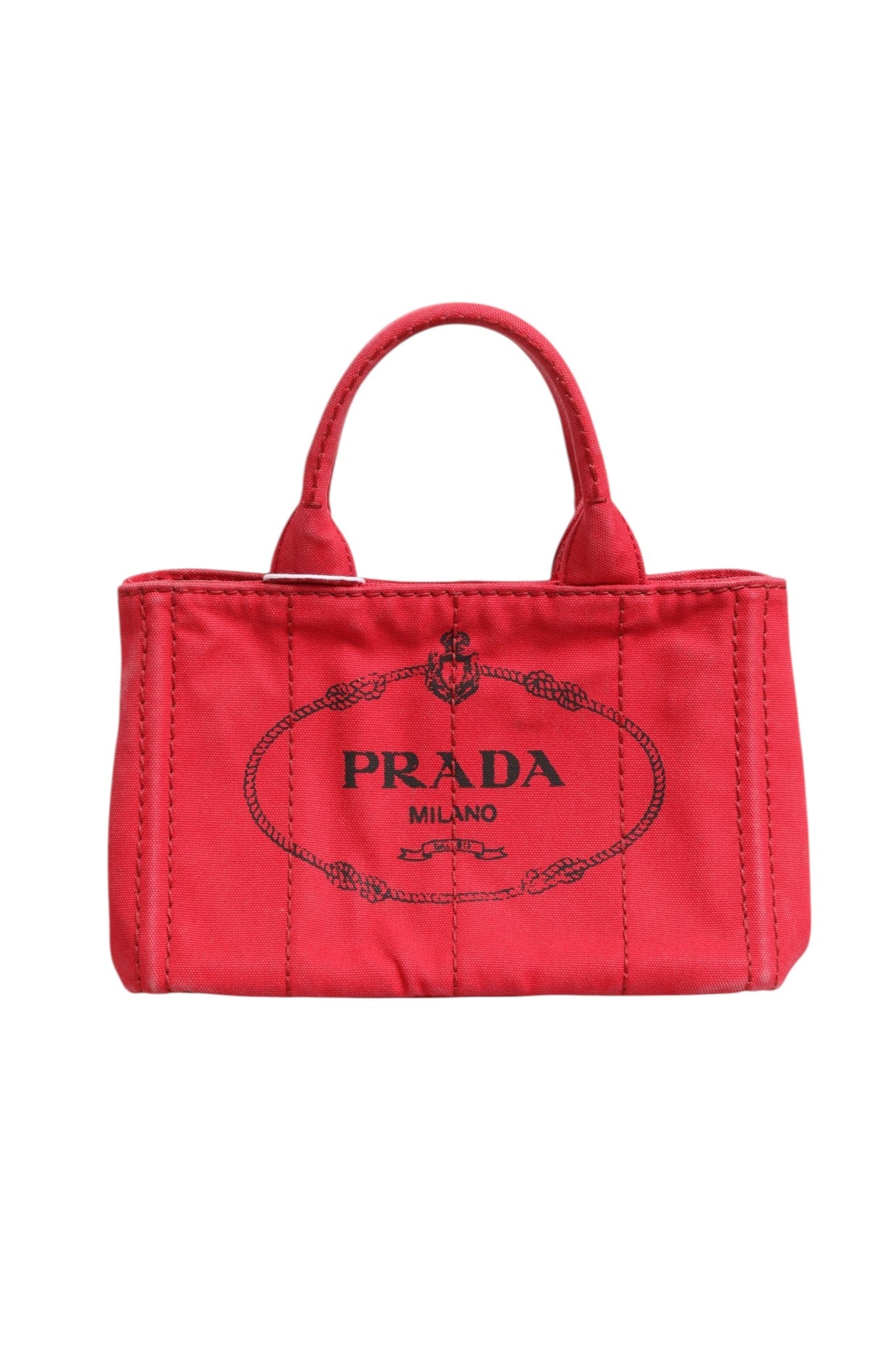 Prada Canapa Mini Canvas Women's Tote