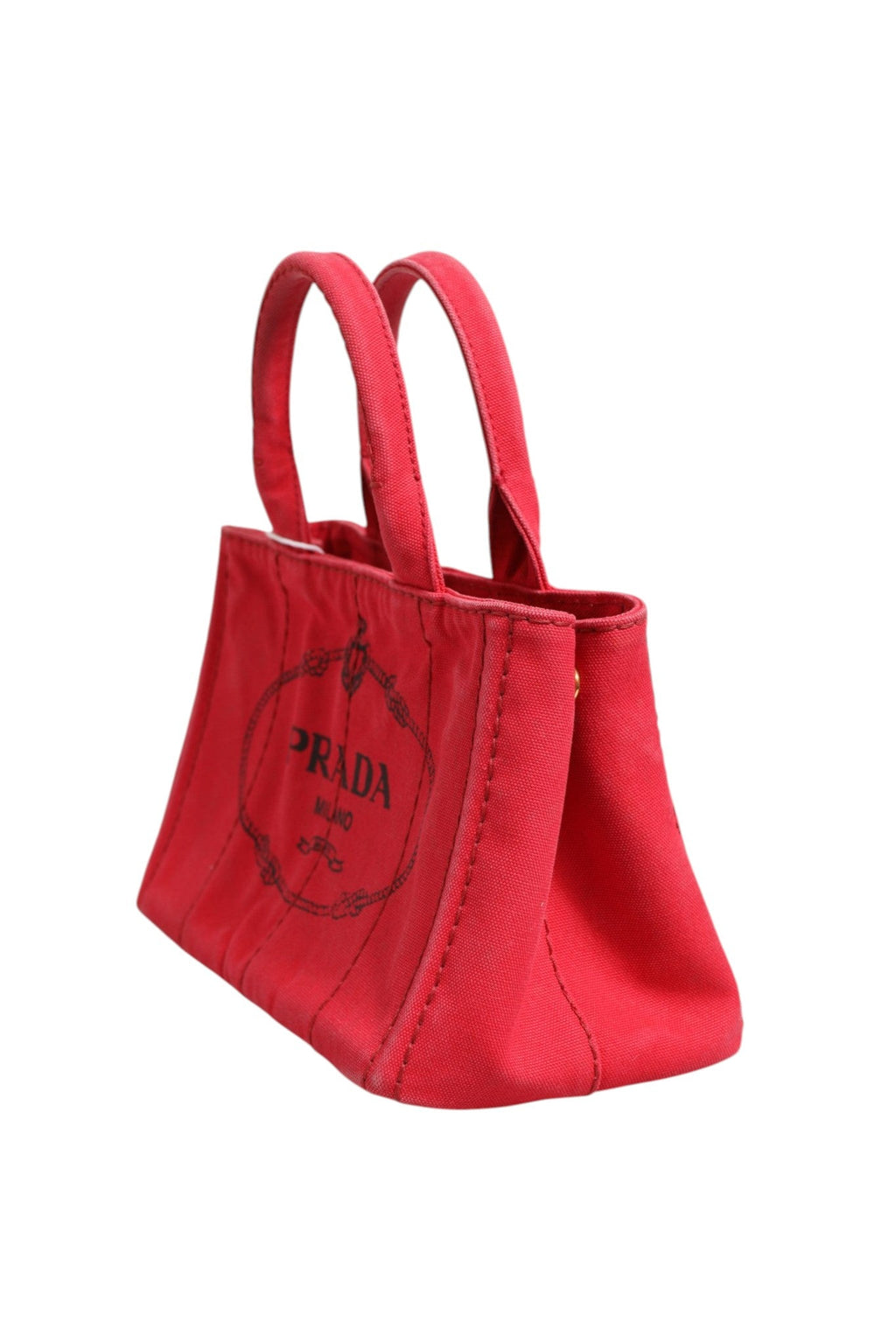 Prada Canapa Mini Canvas Women's Tote