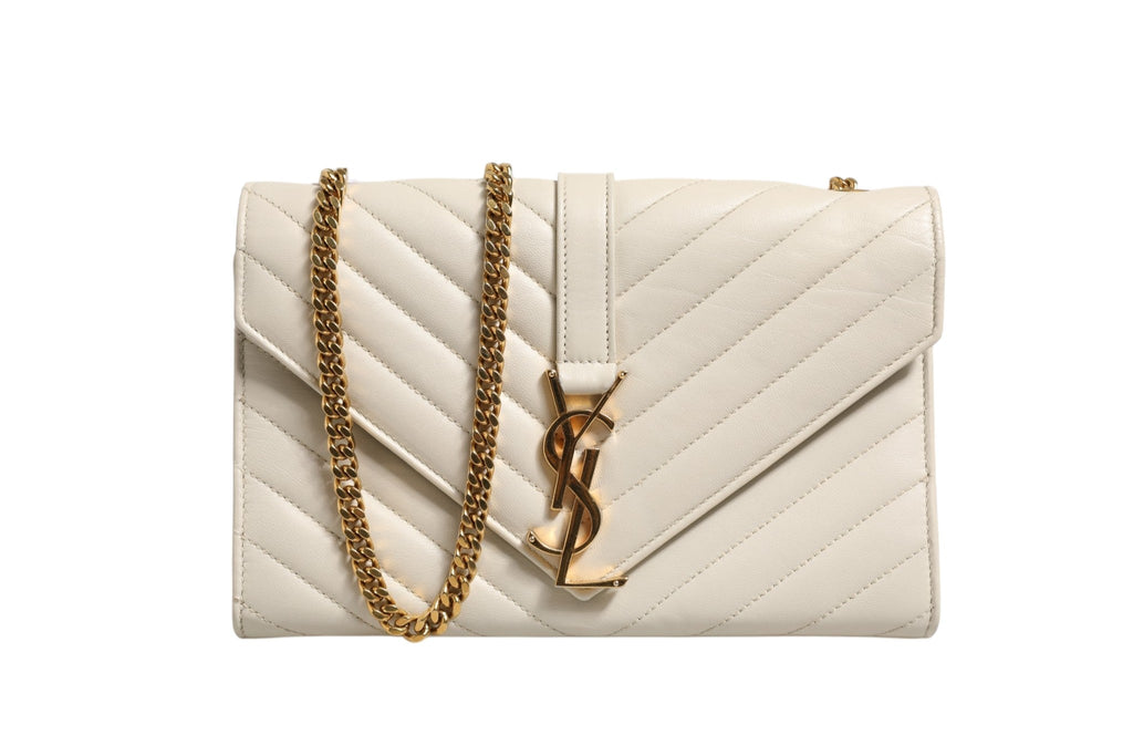 Saint Laurent Envelope Triquilt Medium YSL Shoulder Women's Bag (Pre-Owned)
