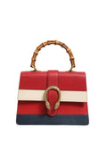 Gucci Dionysus Bamboo Medium Top Handle Bag White Blue Women's Red (Pre-Owned)