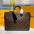 Louis Vuitton Grand Sac Tote Bag Monogram Canvas For Women,  Shoulder Bags 14.5in/37cm Louis Vuitton