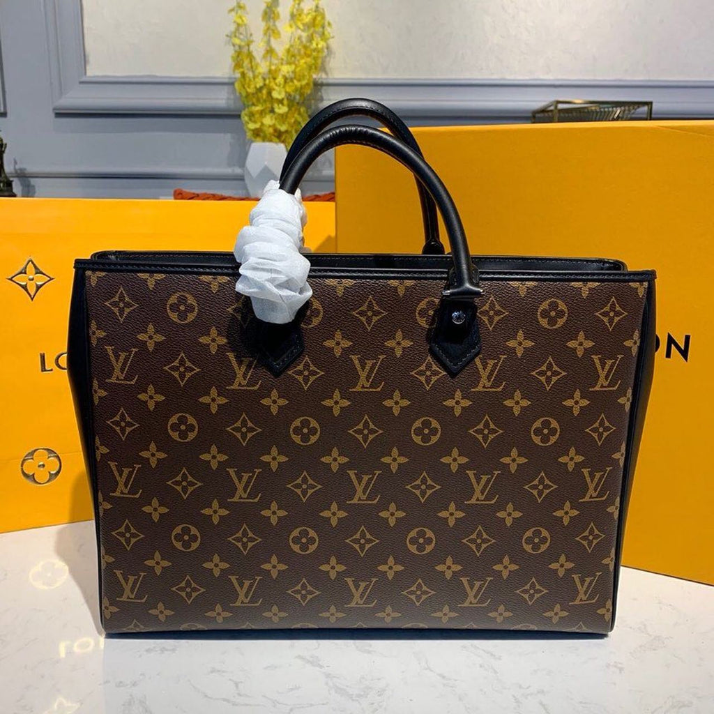 Louis Vuitton Grand Sac Tote Bag Monogram Canvas For Women,  Shoulder Bags 14.5in/37cm Louis Vuitton