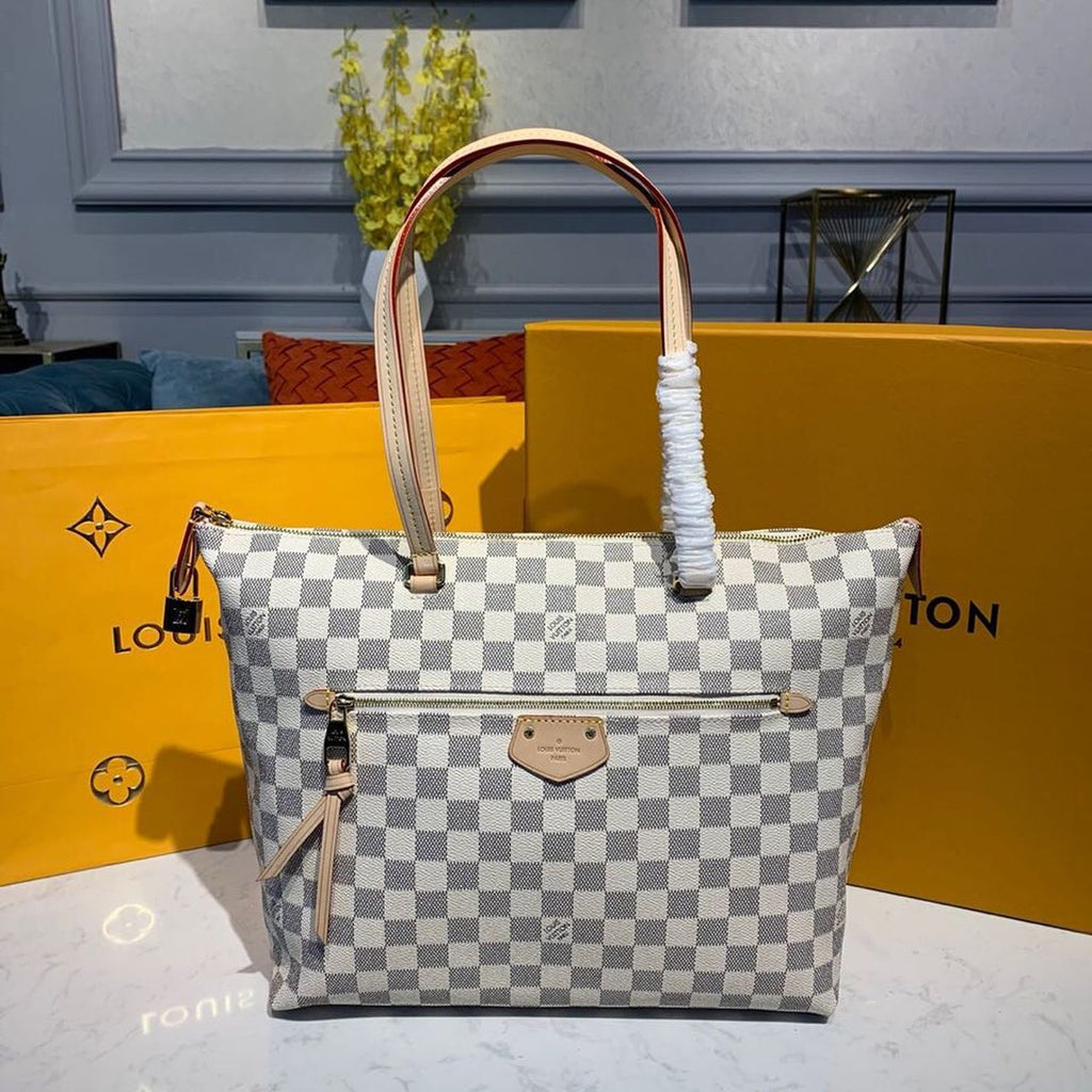 Louis Vuitton Lena MM Damier Azur Canvas For Women, WomenÃƒÂ¢Ã¢â€šÂ¬Ã¢â€žÂ¢s Handbags, Shoulder Bags 13in/33cm Louis Vuitton N44040