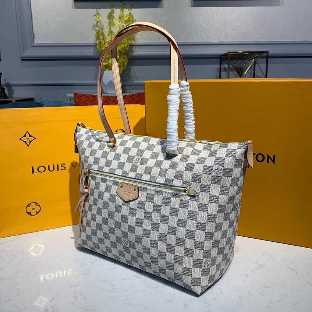 Louis Vuitton Lena MM Damier Azur Canvas For Women, WomenÃƒÂ¢Ã¢â€šÂ¬Ã¢â€žÂ¢s Handbags, Shoulder Bags 13in/33cm Louis Vuitton N44040