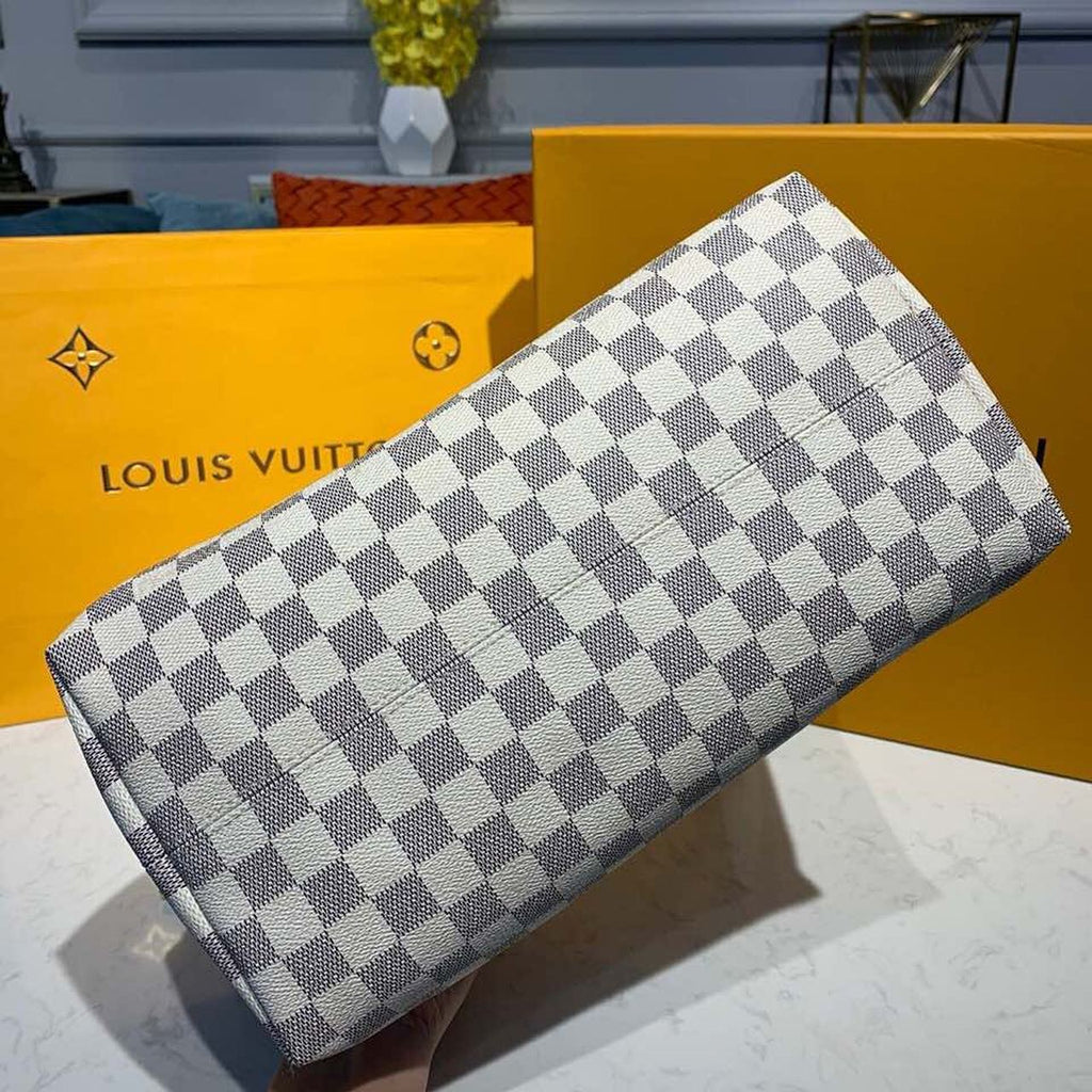 Louis Vuitton Lena MM Damier Azur Canvas For Women, WomenÃƒÂ¢Ã¢â€šÂ¬Ã¢â€žÂ¢s Handbags, Shoulder Bags 13in/33cm Louis Vuitton N44040