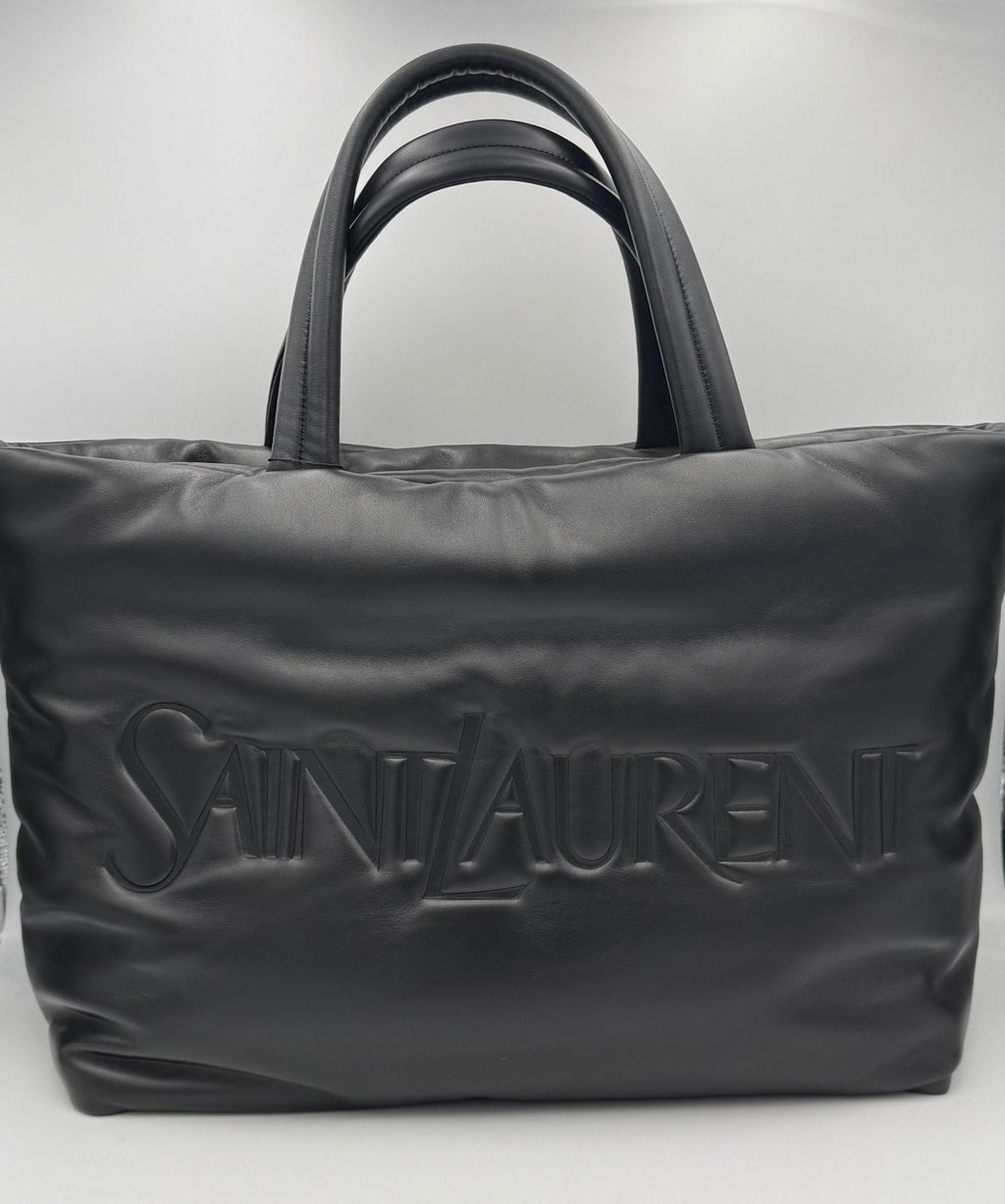 Saint Laurent SAINT LAURENT Shopping Bag Large in  Lambskin (Pre-Owned)