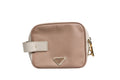 Prada Clay Gray Small Leather Shoulder Women's Bag