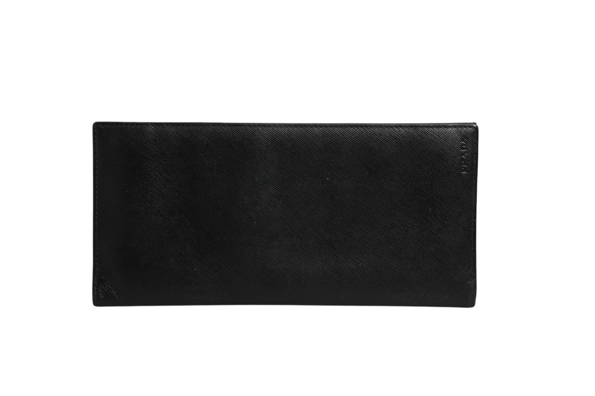 Prada Saffiano Leather Slim Card Holder Men's Wallet