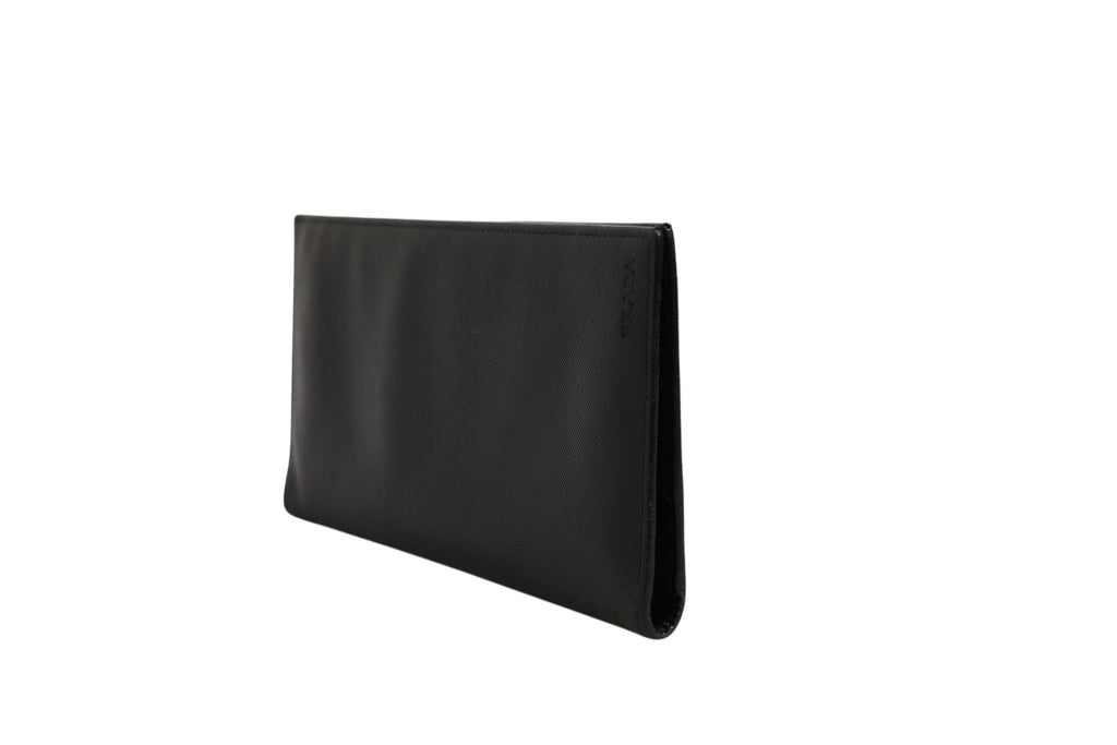 Prada Saffiano Leather Slim Card Holder Men's Wallet