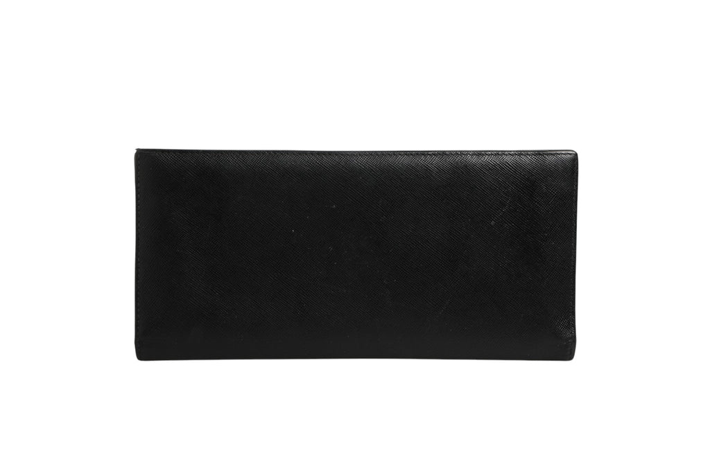 Prada Saffiano Leather Slim Card Holder Men's Wallet