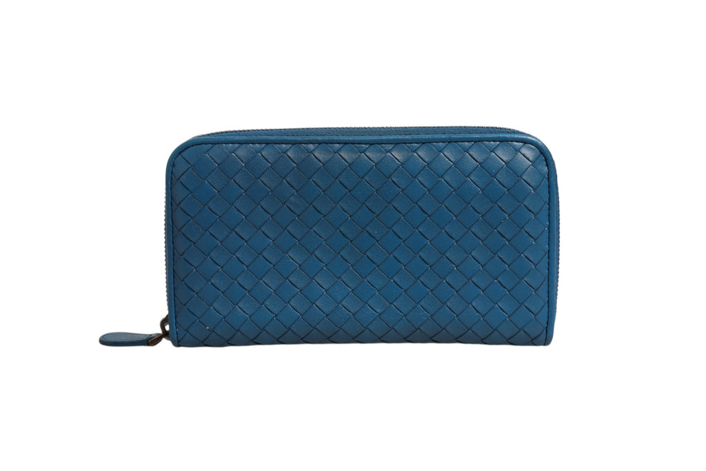 Bottega Veneta Intrecciato Zip Around Women's Wallet