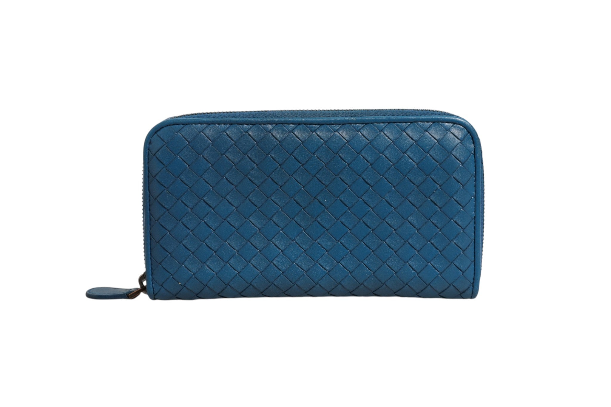 Bottega Veneta Intrecciato Zip Around Women's Wallet