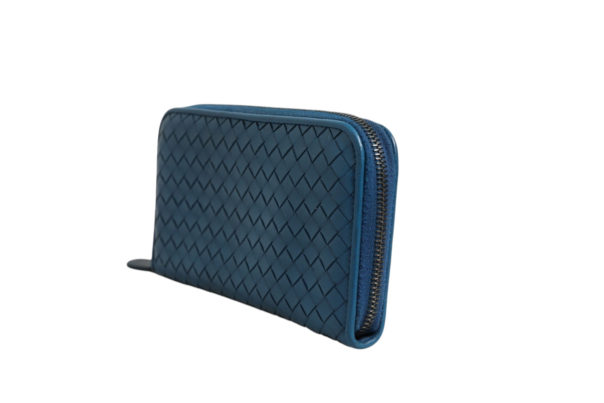 Bottega Veneta Intrecciato Zip Around Women's Wallet