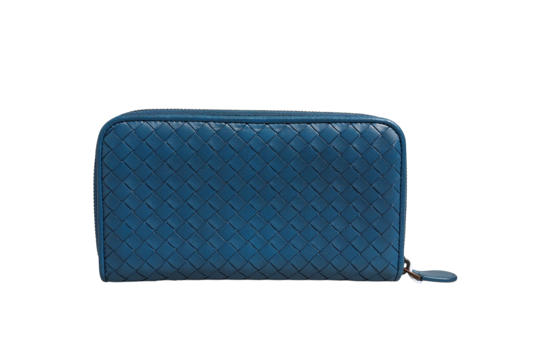 Bottega Veneta Intrecciato Zip Around Women's Wallet