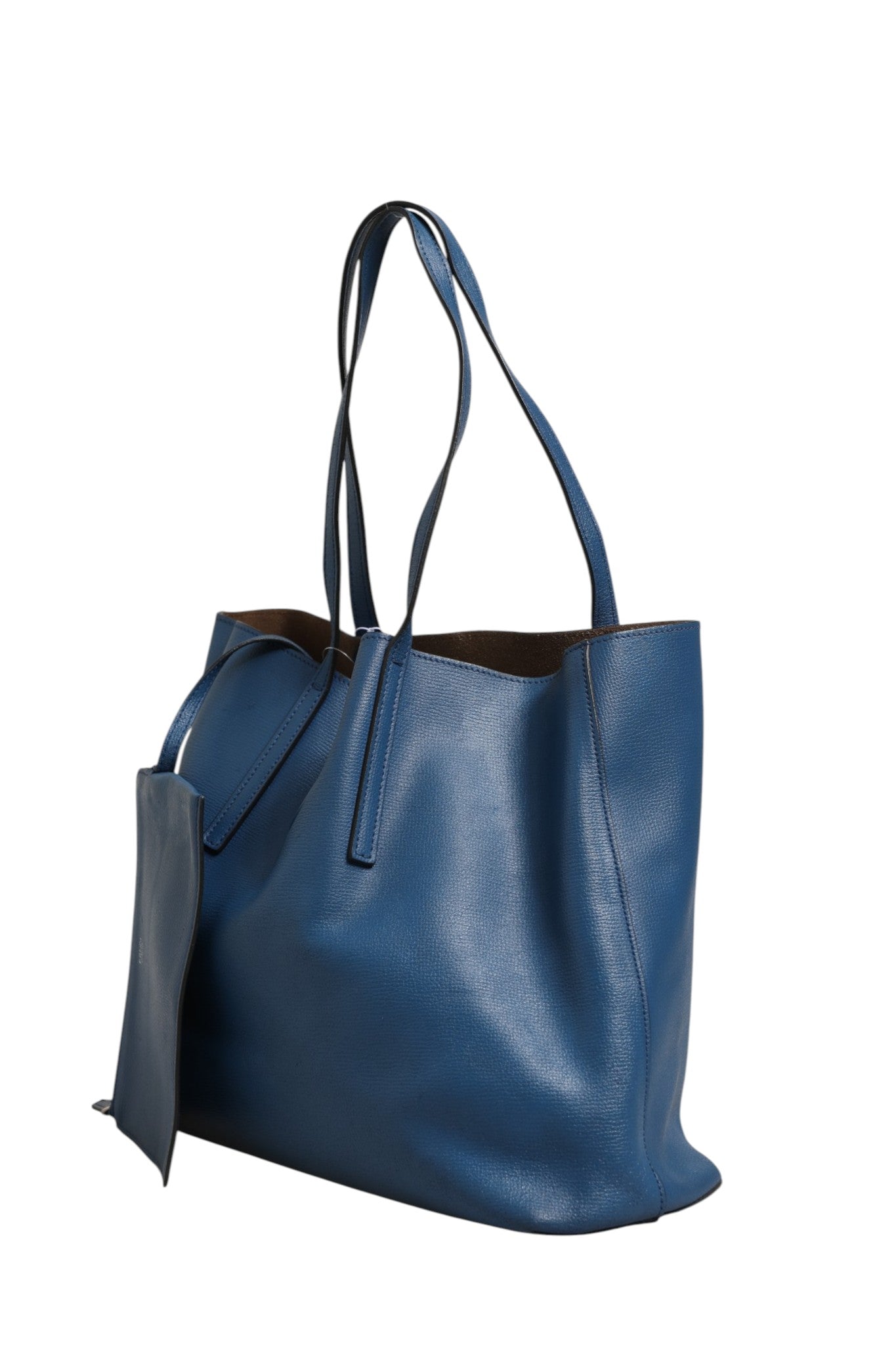 Fendi Leather Navy Blue Shopping Women's Tote