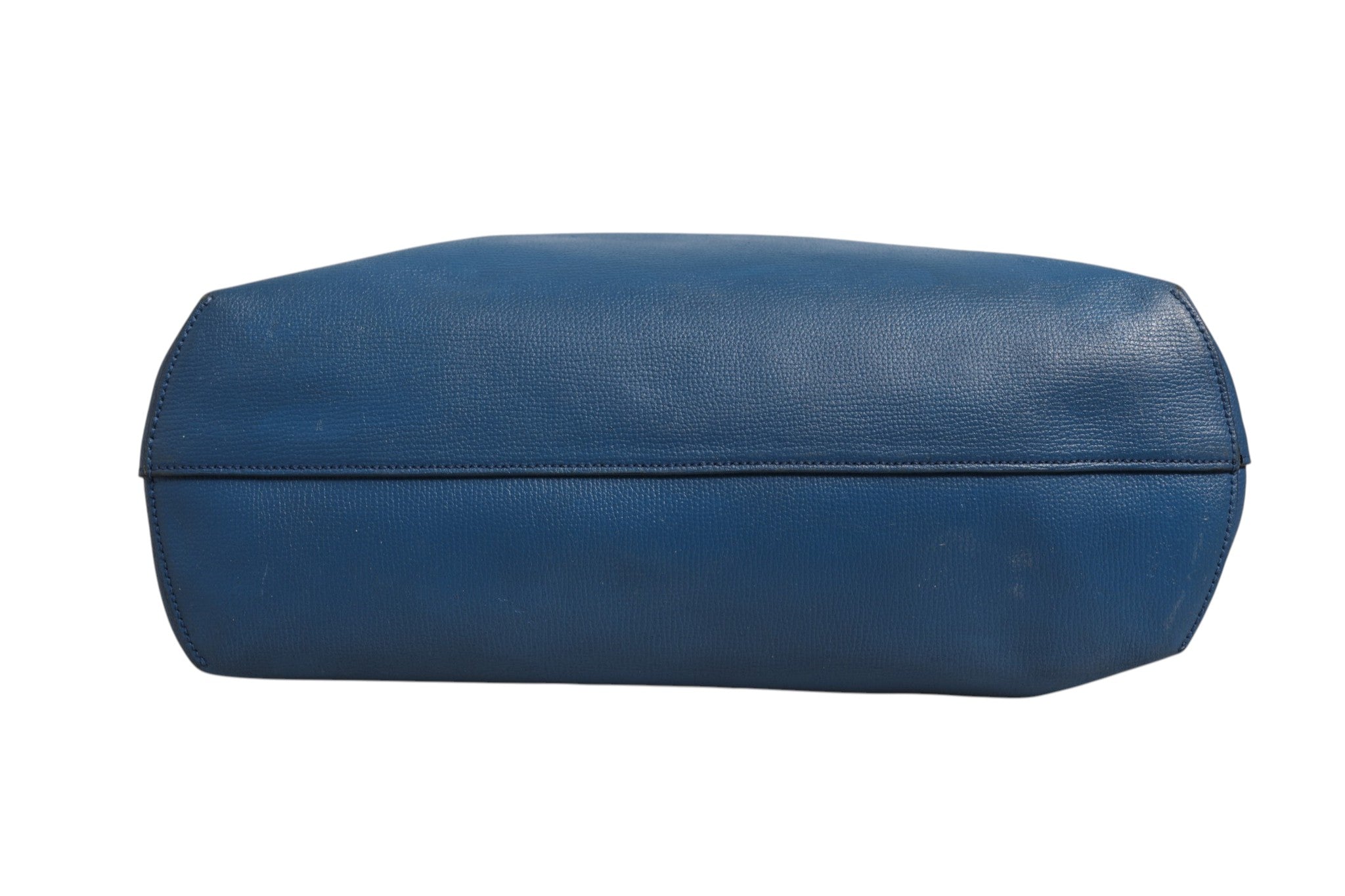 Fendi Leather Navy Blue Shopping Women's Tote