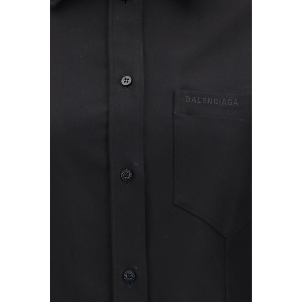 Balenciaga Black Cotton Women's Shirt