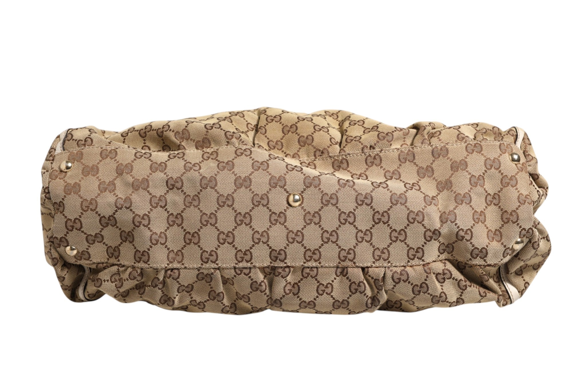 Gucci Canvas Abbey D Ring Shoulder Women's Bag (Pre-Owned)