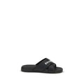 Balenciaga Black Rubber Men's Sandals