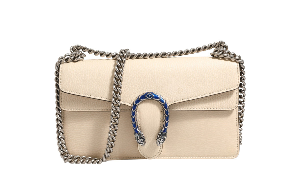 Gucci Dionysus White Leather Women's Handbag (Pre-Owned)