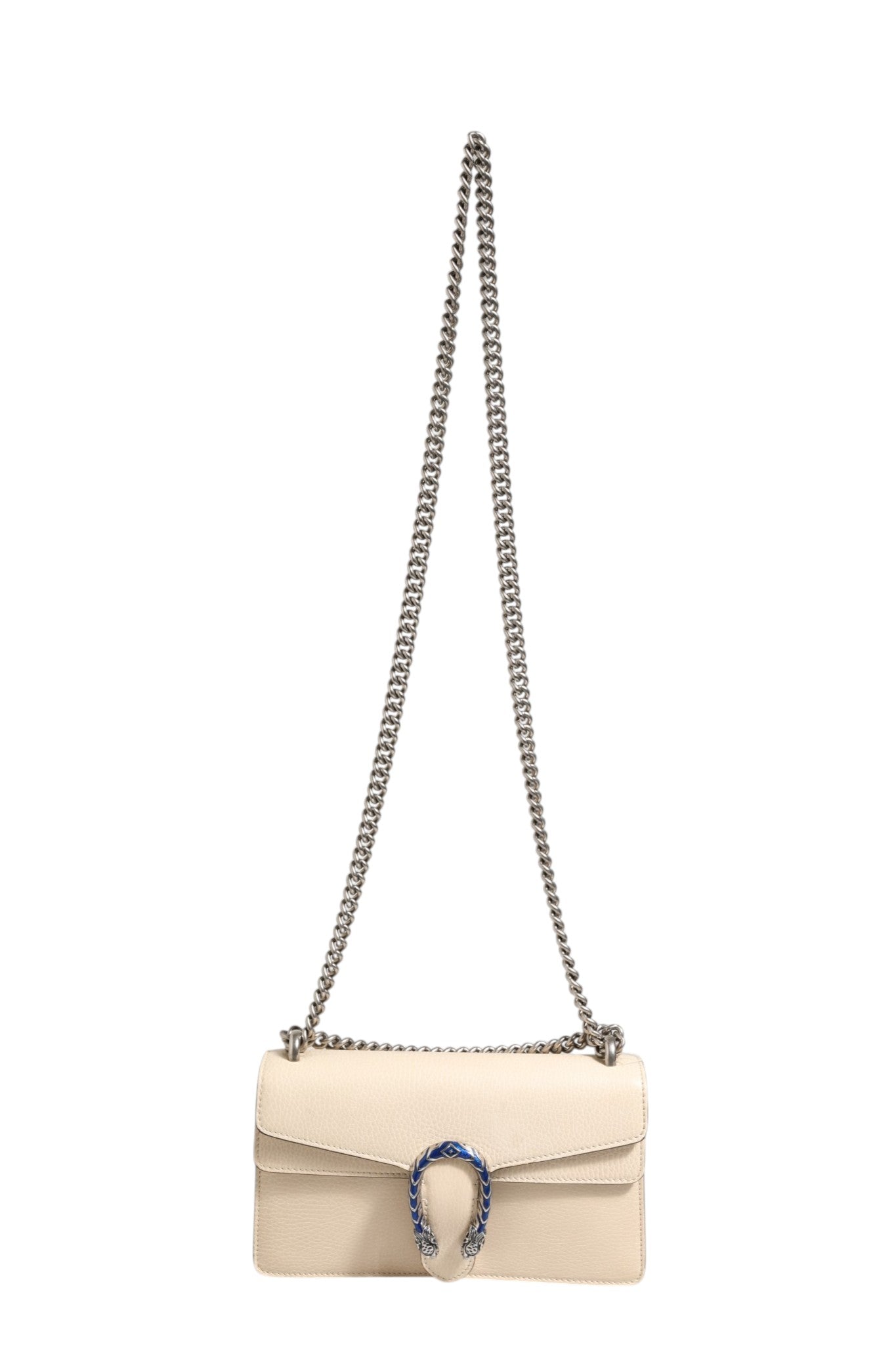 Gucci Dionysus White Leather Women's Handbag (Pre-Owned)