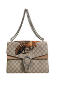 Gucci Supreme Monogram Bee Embroidered Shoulder Women's Bag (Pre-Owned)