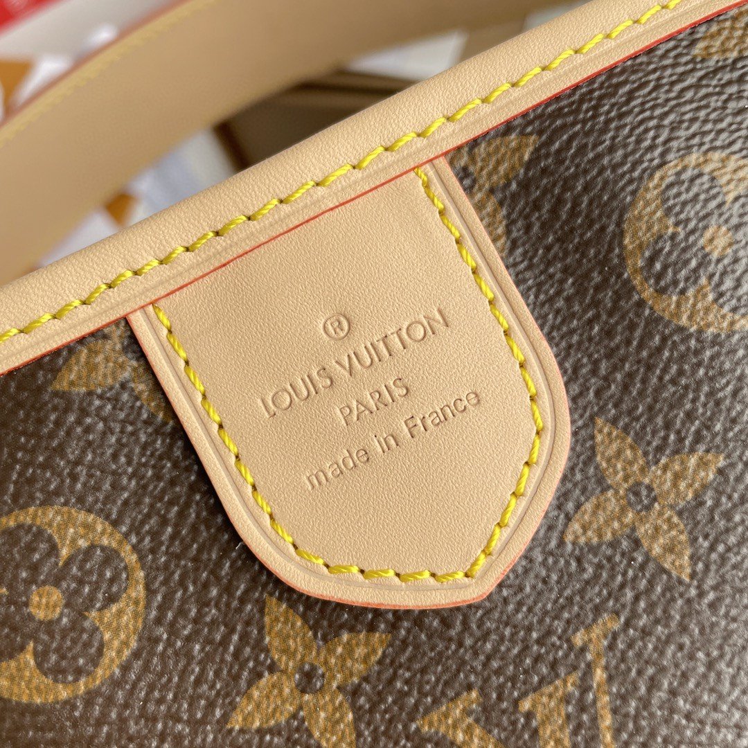 Louis Vuitton Delightful PM Monogram Canvas Natural For Women,  Shoulder Bags 33cm Louis Vuitton M40352