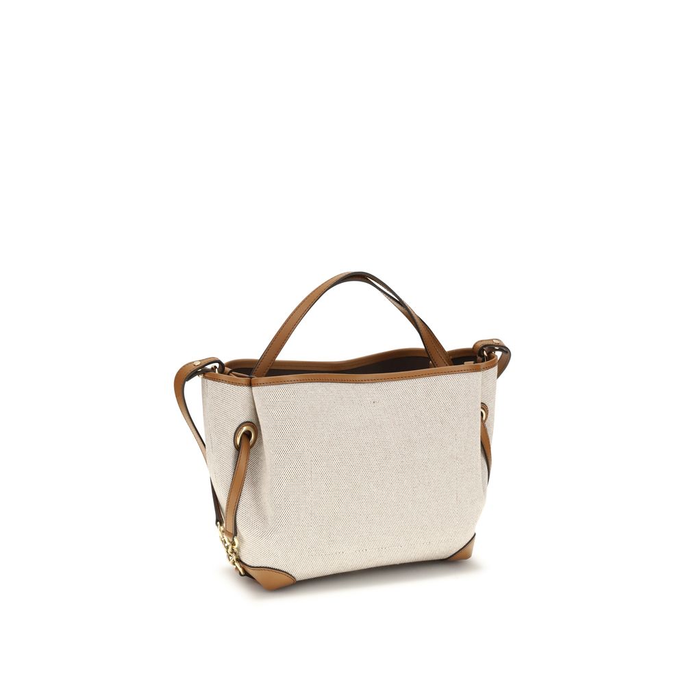 Chloé Beige Fabric Women's Handbag