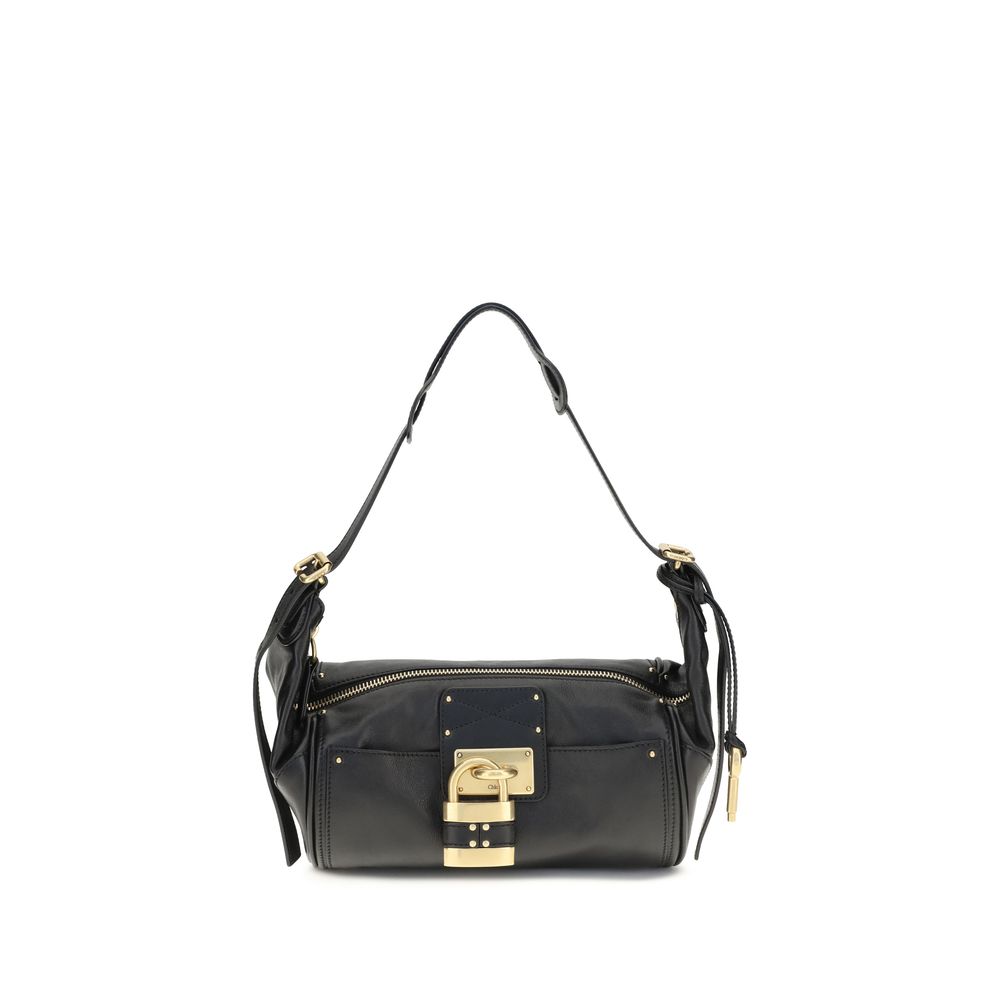 Chloé Black Calf Leather Bos Taurus Shoulder Women's Bag
