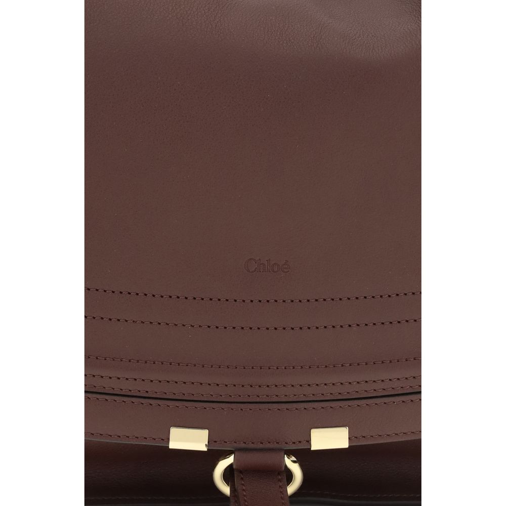 Chloé Brown Calf Leather Bos Taurus Shoulder Women's Bag