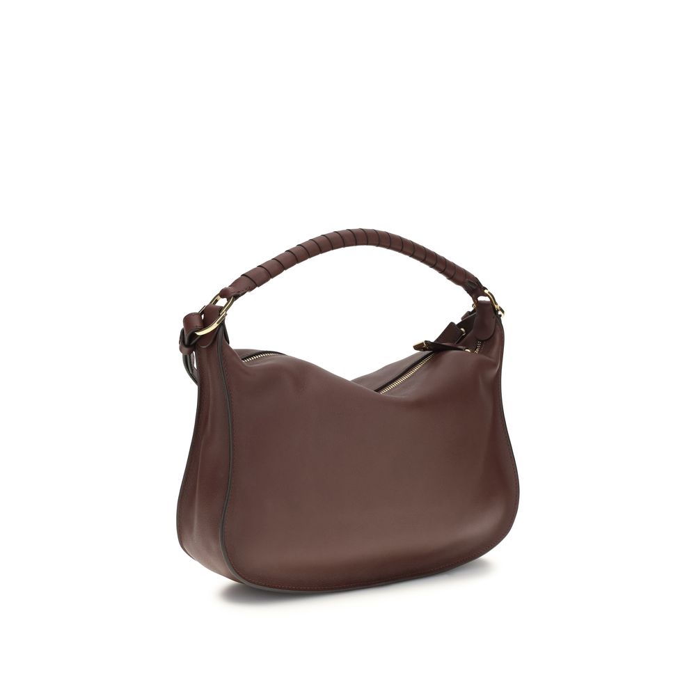 Chloé Bordeaux Calf Leather Bos Taurus Shoulder Women's Bag