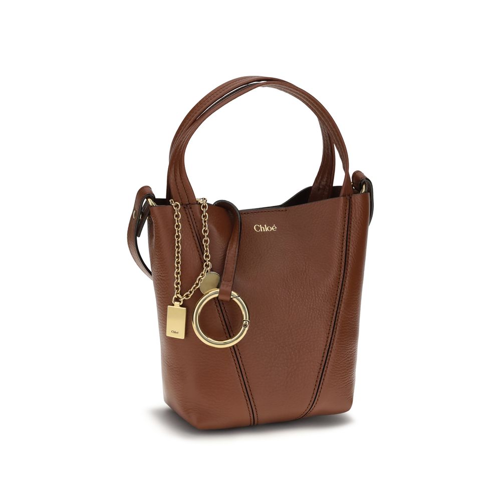 Chloé Brown Calf Leather Bos Taurus Shoulder Women's Bag