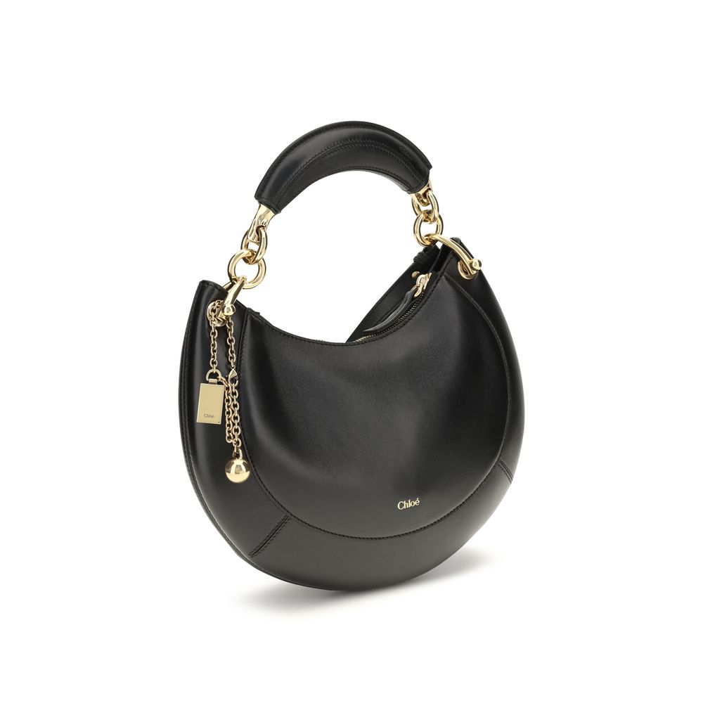 Chloé Black Calf Leather Bos Taurus Shoulder Women's Bag