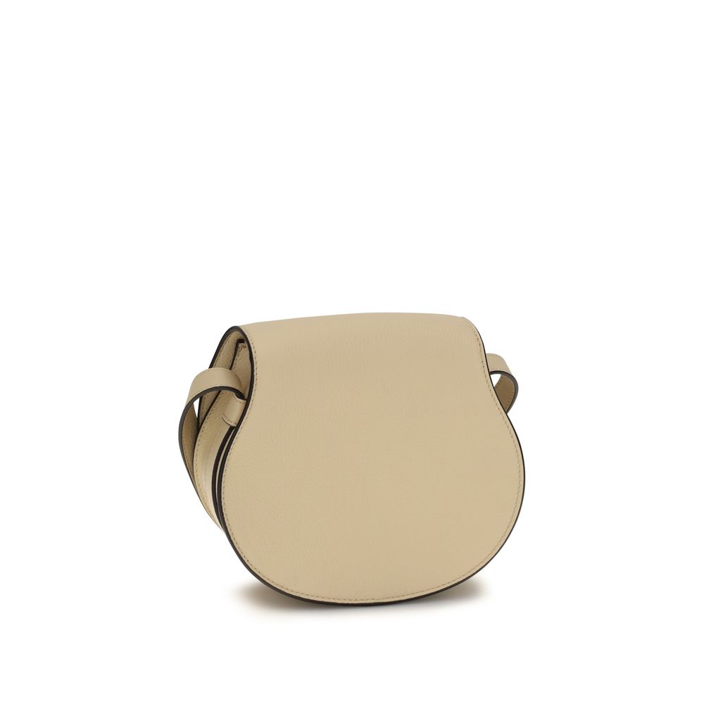 Chloé Beige Calf Leather Bos Taurus Shoulder Women's Bag