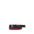 Gucci Black Calf Leather Bos Taurus Regular Men's Belt
