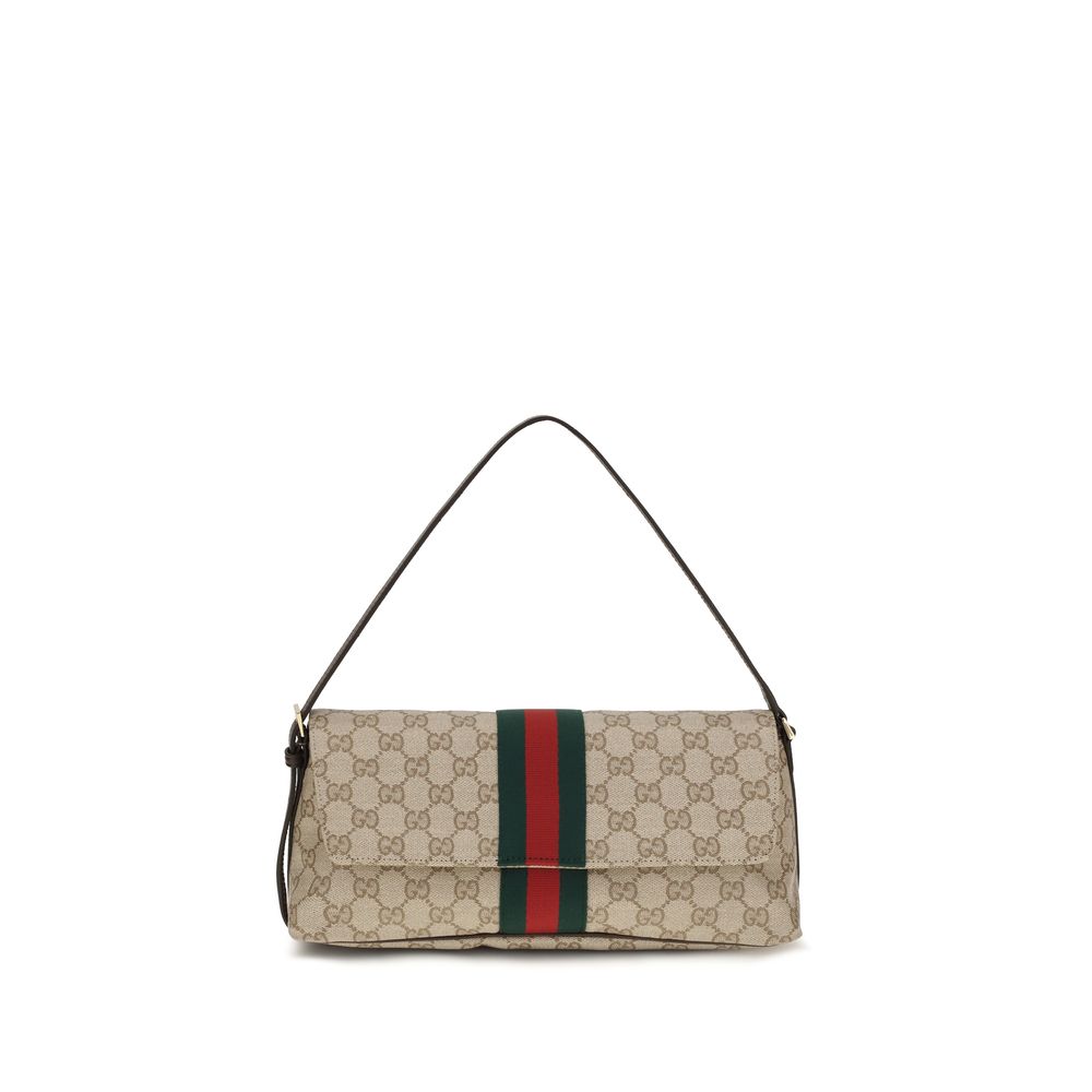 Gucci Beige Cotton Women's Handbag