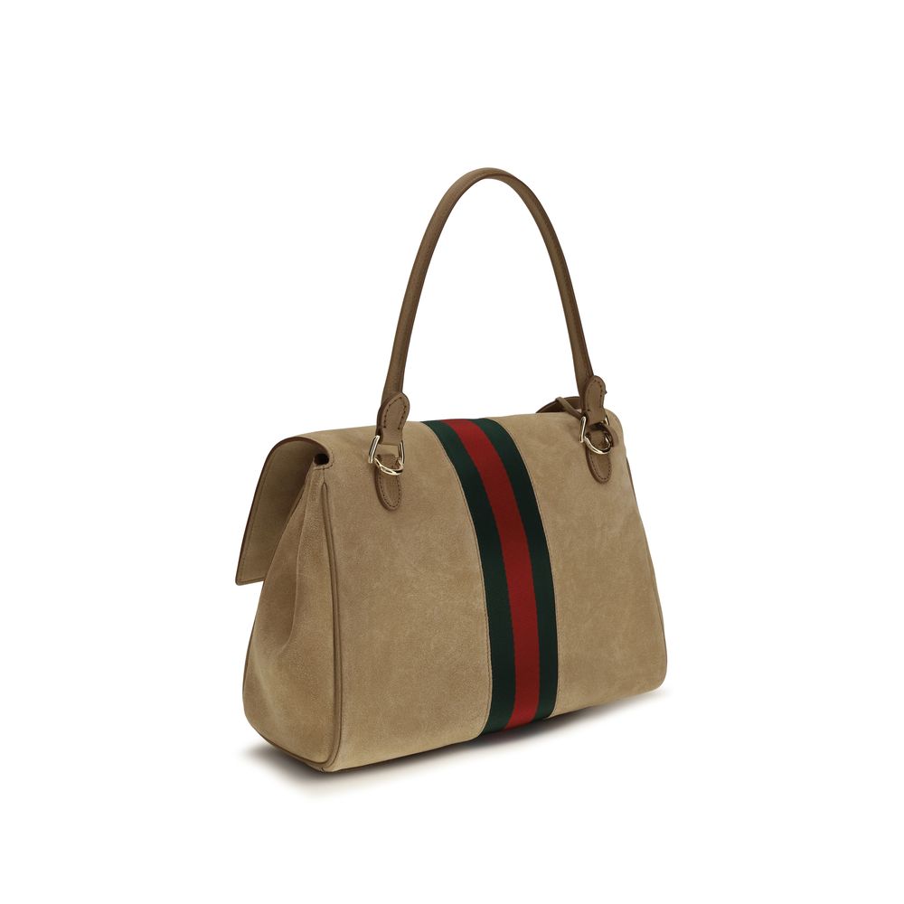 Gucci Beige Calf Leather Bos Taurus Women's Handbag